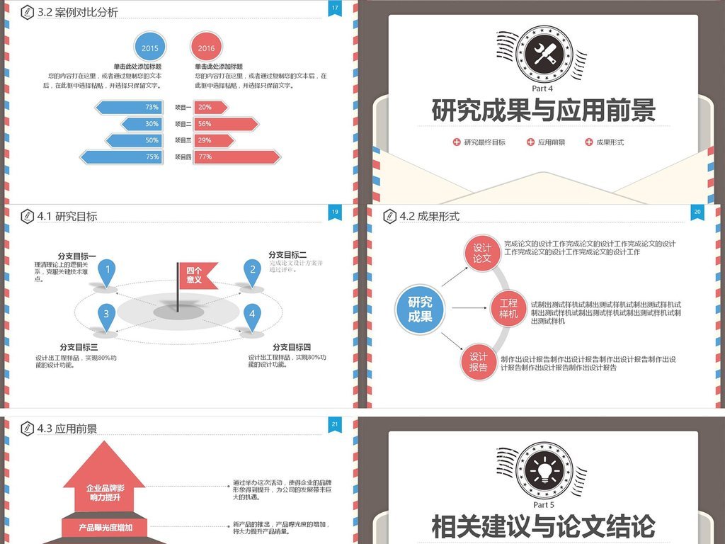 大学生行政管理论文答辩PPT模板