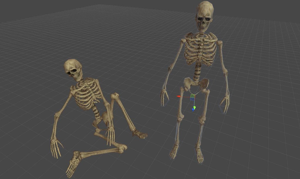 恐龙化石岛恐龙骨架原始部落雕塑植物骷髅石像