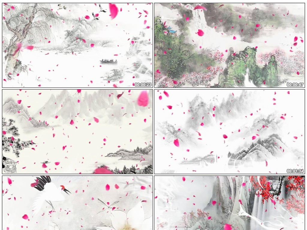 渔舟唱晚古筝演奏配乐成品视频