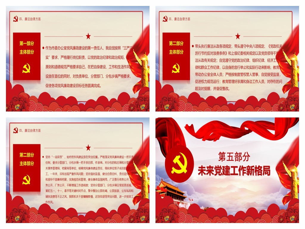 201712221454党员工作述职述廉工作报告PP