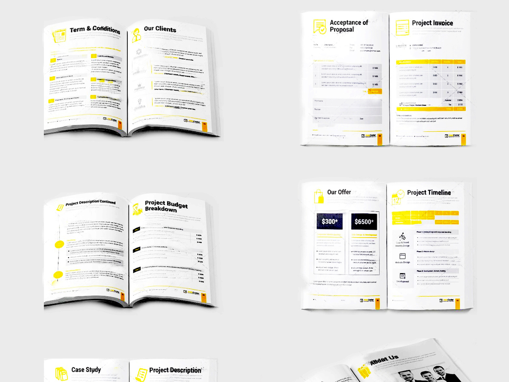 网页设计宣传手册indesign排版模板图片素材 高清下载 74.73MB 企业画册大全 