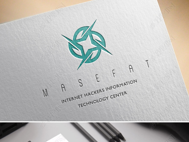 优雅花瓣箭头四边形logo品牌标志设计