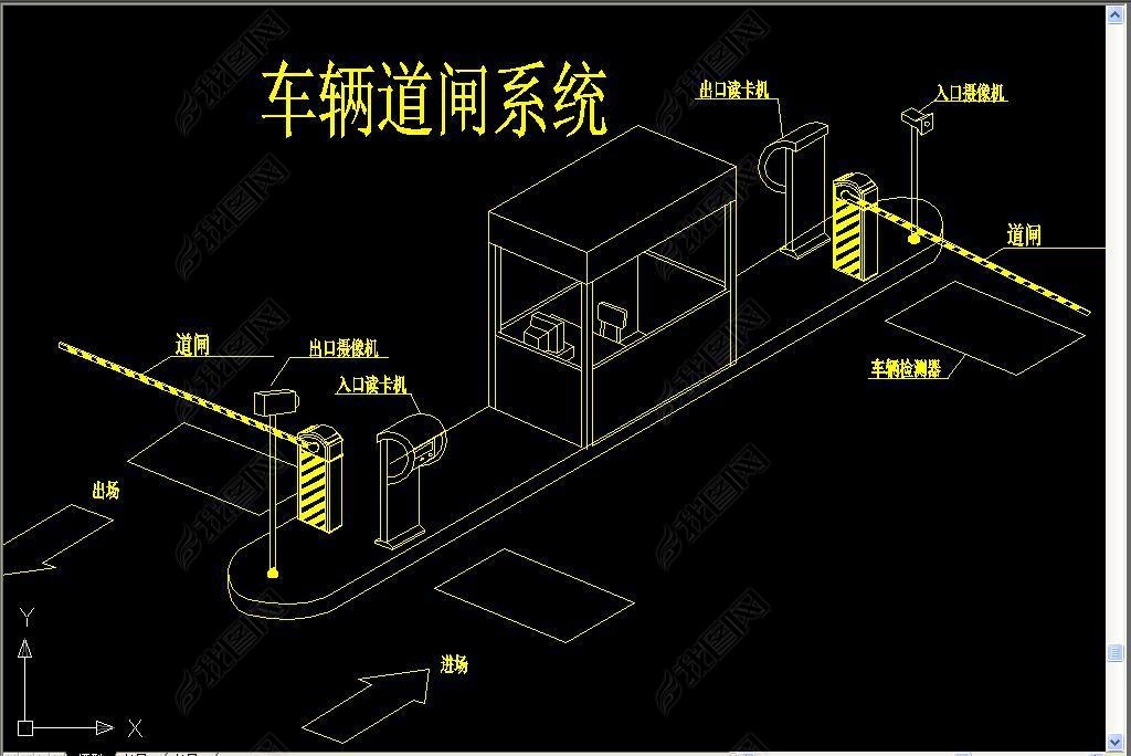 车辆道闸系统图
