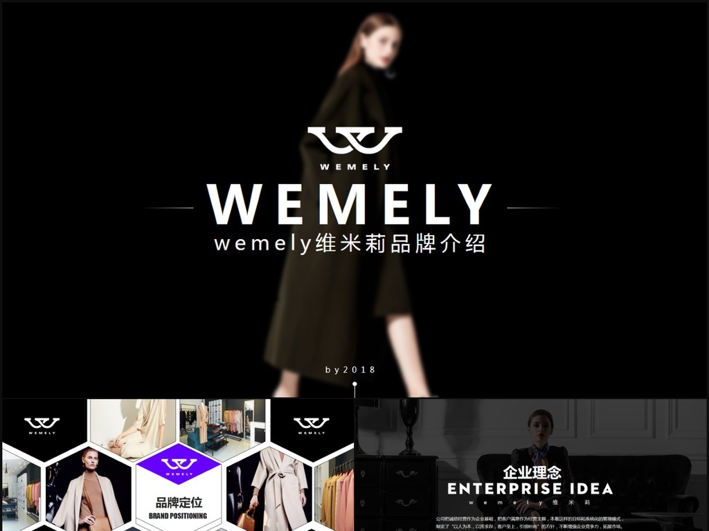 网店运营天猫淘宝入驻服装品牌介绍ppt