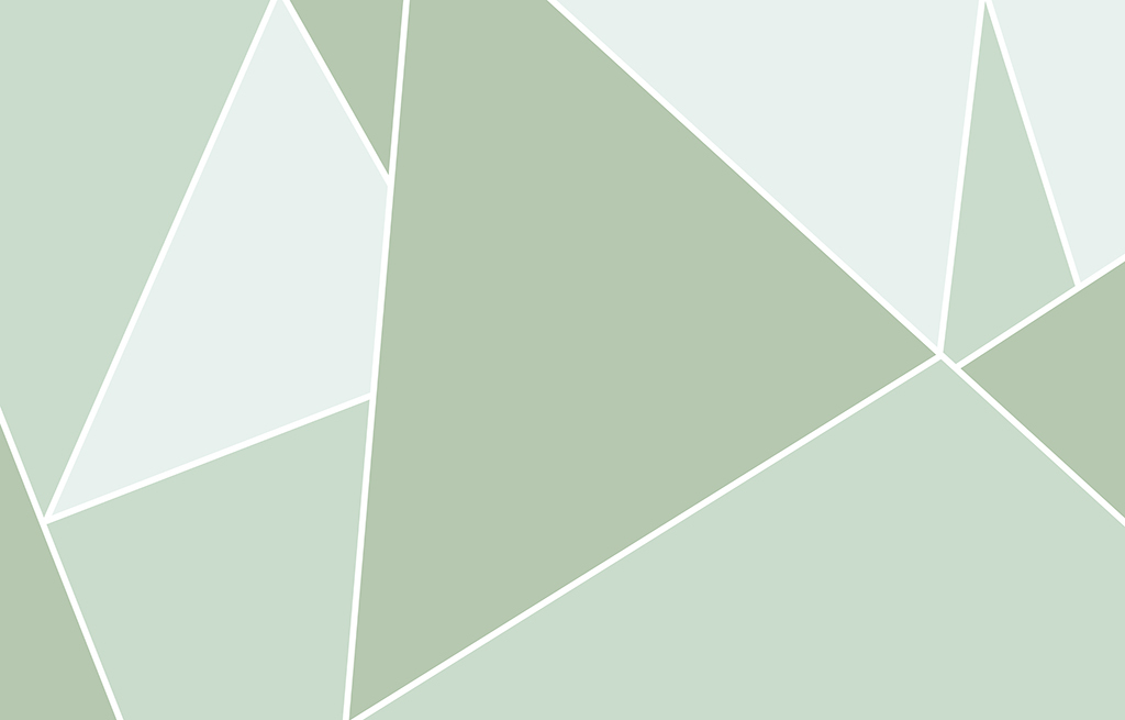 淡绿色几何背景墙