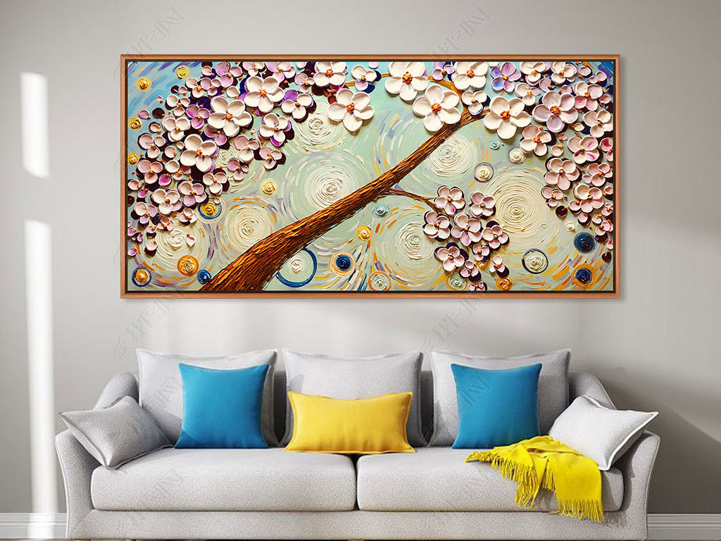 装饰画挂墙效果图 jpg