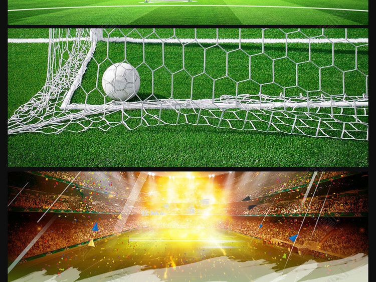 2018世界杯卡通踢足球比赛运动人物背景