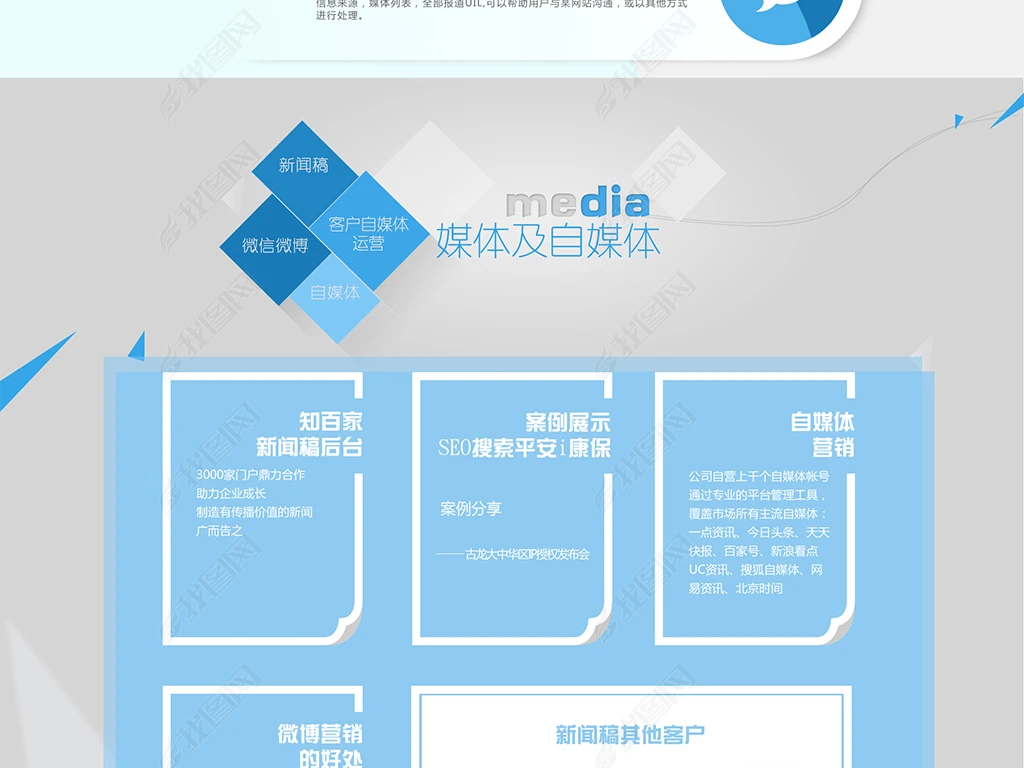 百度网络营销首页设计百度推广页面设计