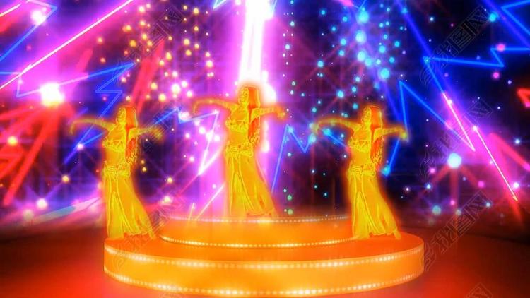 欢乐的跳吧炫绚丽肚皮舞舞蹈视频