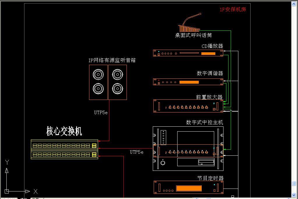 酒店弱电系统图