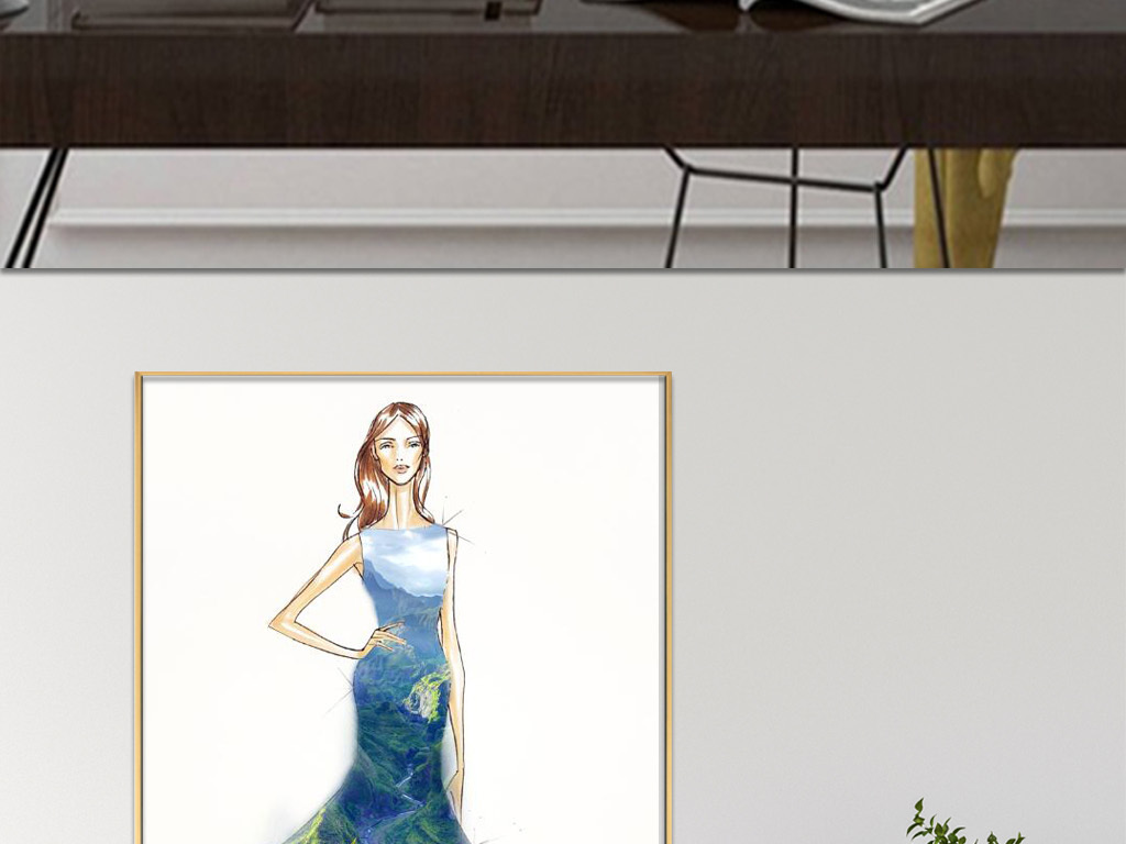 婚纱挂画_客厅挂画图片大全(2)