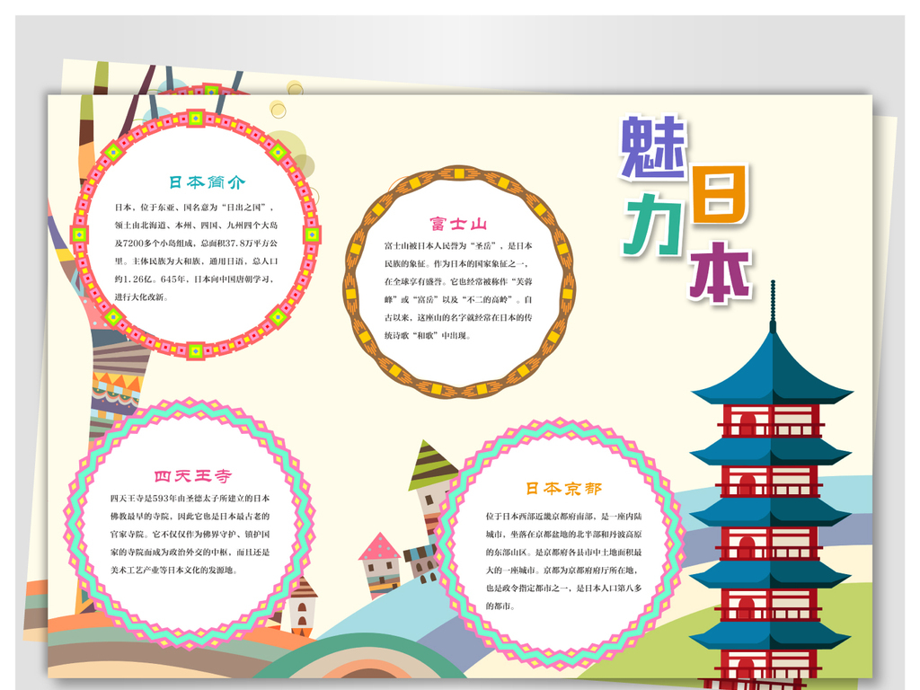 有关日本手抄报_有关杜甫手 抄报图片