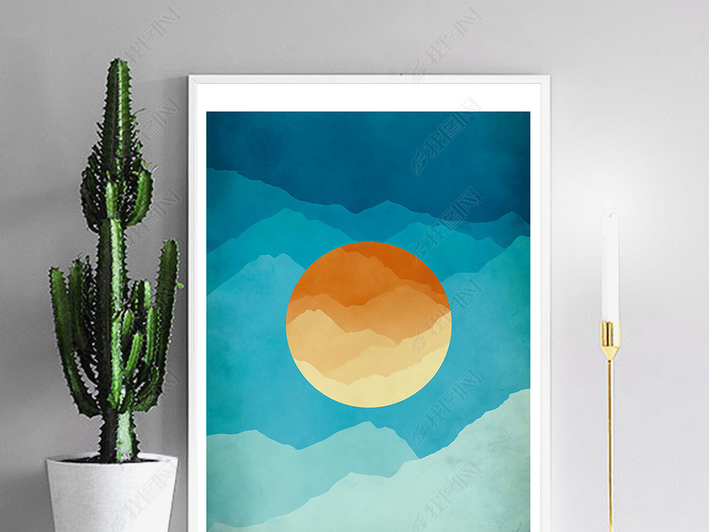 装饰画简约抽象 jpg