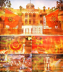 配乐成品国际歌舞台背景视频