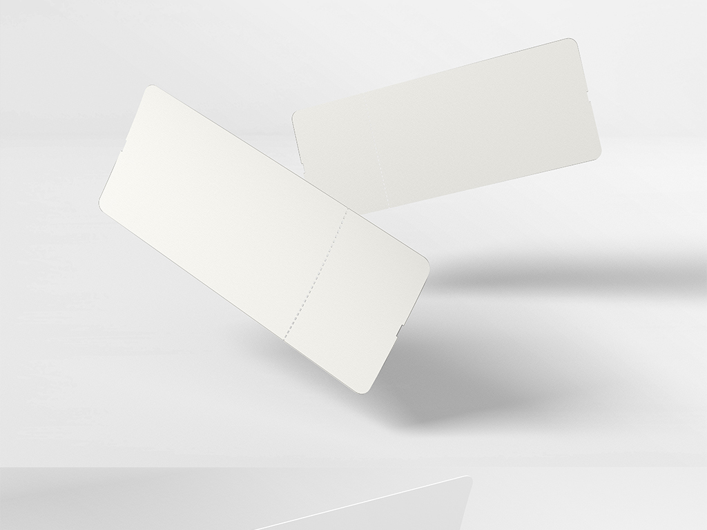 18新款可换色登机牌行程单护照样机模板