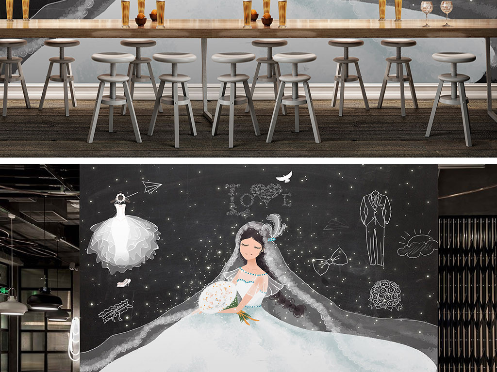 素描女生婚纱_素描头像女生(3)