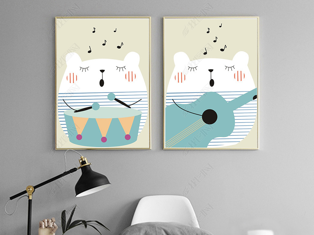 尤克里里音乐装饰画