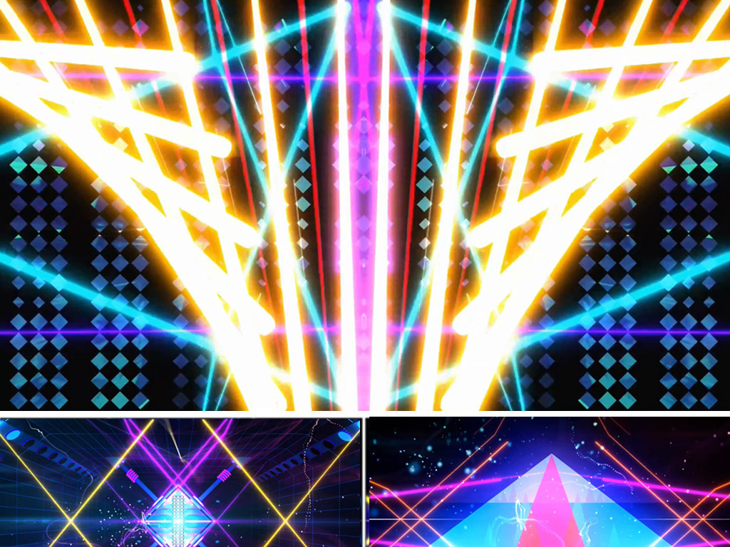 barbarbar配乐成品动感舞台视频素材