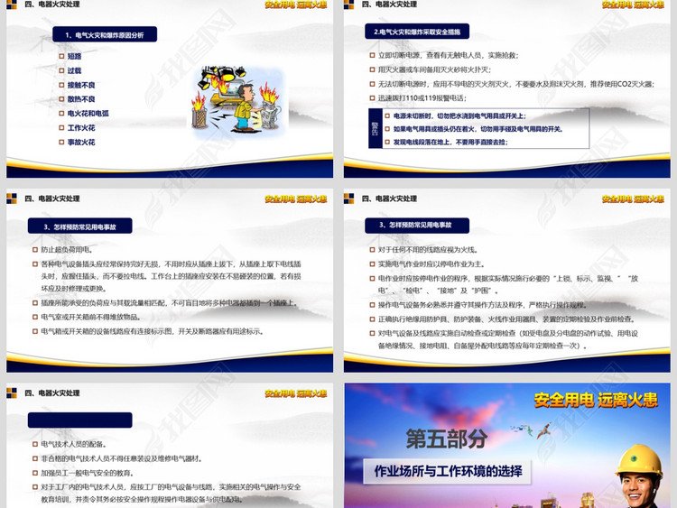 用电安全生产安全工厂培训员工培训入职人力培