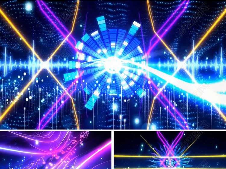 广东爱情故事DJ版演出背景视频动感舞台VJ素