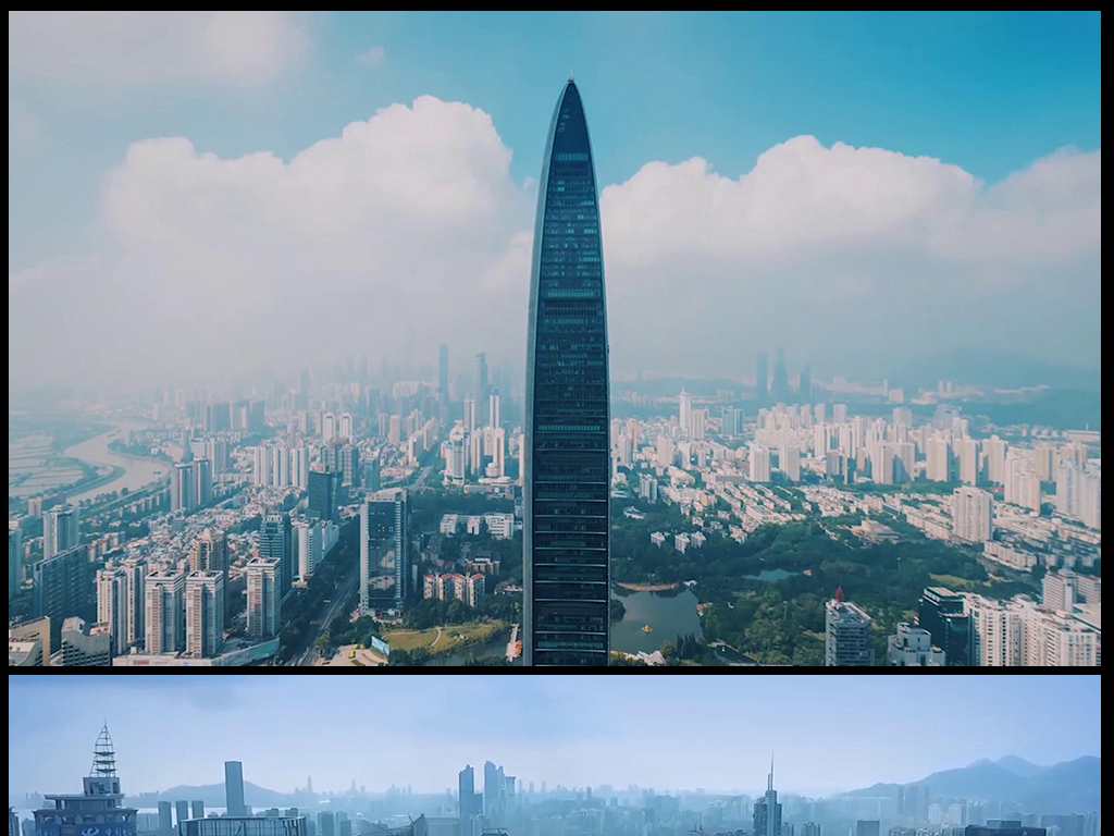 深圳城市建设延时风光商务宣传片视频素材