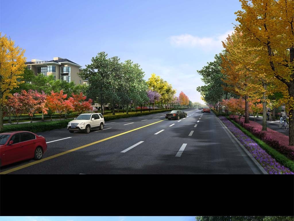 道路绿化景观设计图片素材 psd模板下载 1,186.41MB 城市建筑大全 生活工作
