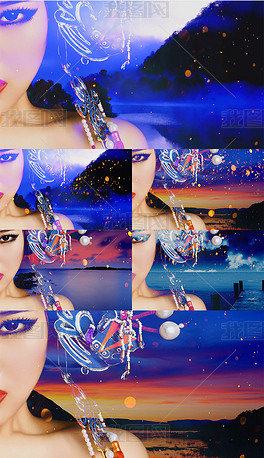 歌曲情人迷舞台背景视频