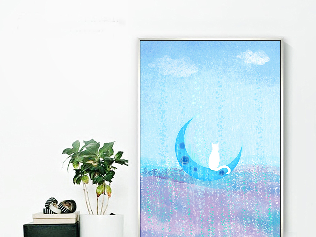 温馨儿童房装饰画图片设计素材_高清psd模板