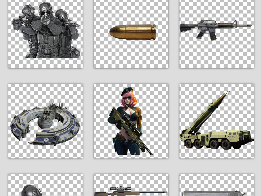 绝地求生游戏激战CF穿越火线PNG素材