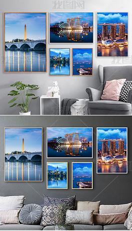 灯光画装饰画制作 center