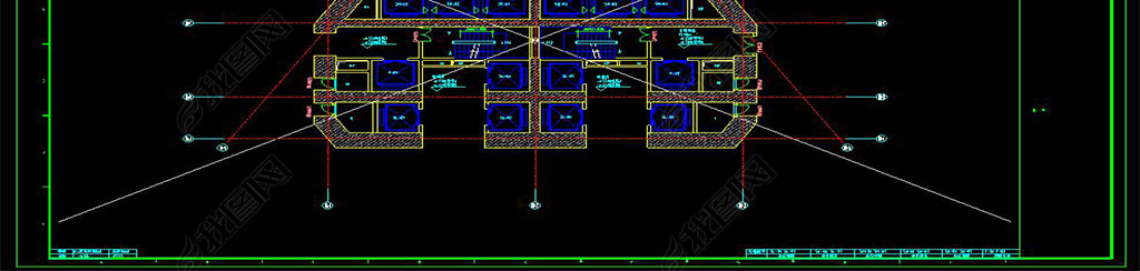 CAD250ײĻǽ˫ҵ칫ۺ彨ʩͼ