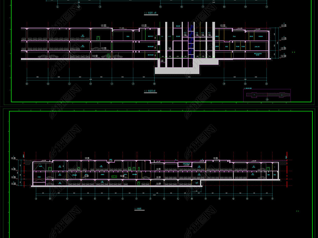 CAD250ײĻǽ˫ҵ칫ۺ彨ʩͼ