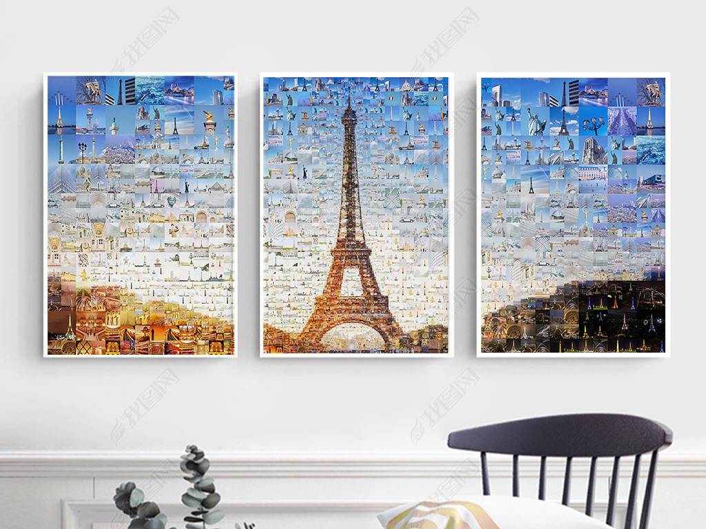 灯光画装饰画背景墙 jpg