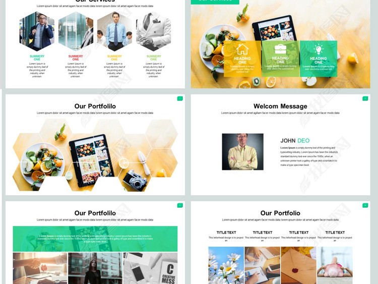 时尚创意商业计划书项目餐饮行业PPT模板