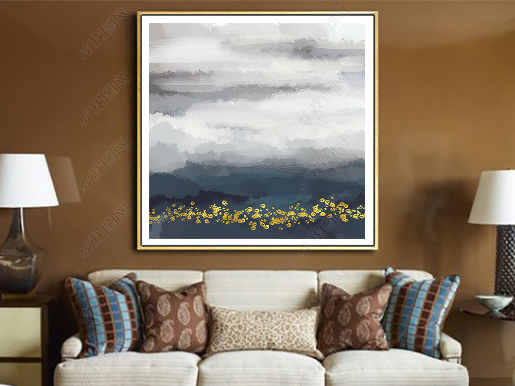 装饰画简约风格 jpg