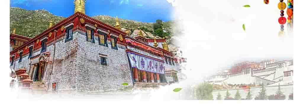 虫草藏药日光之城拉萨旅游青藏布达拉宫海报