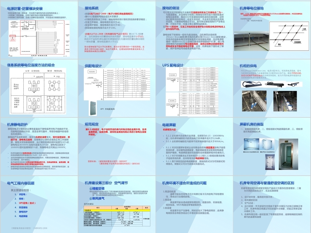 弱电技术讲座机房建设系统全套PPT学习教材