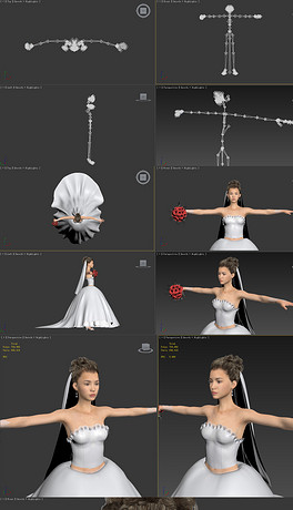 婚纱模型制作_飞机模型图片手工制作(3)