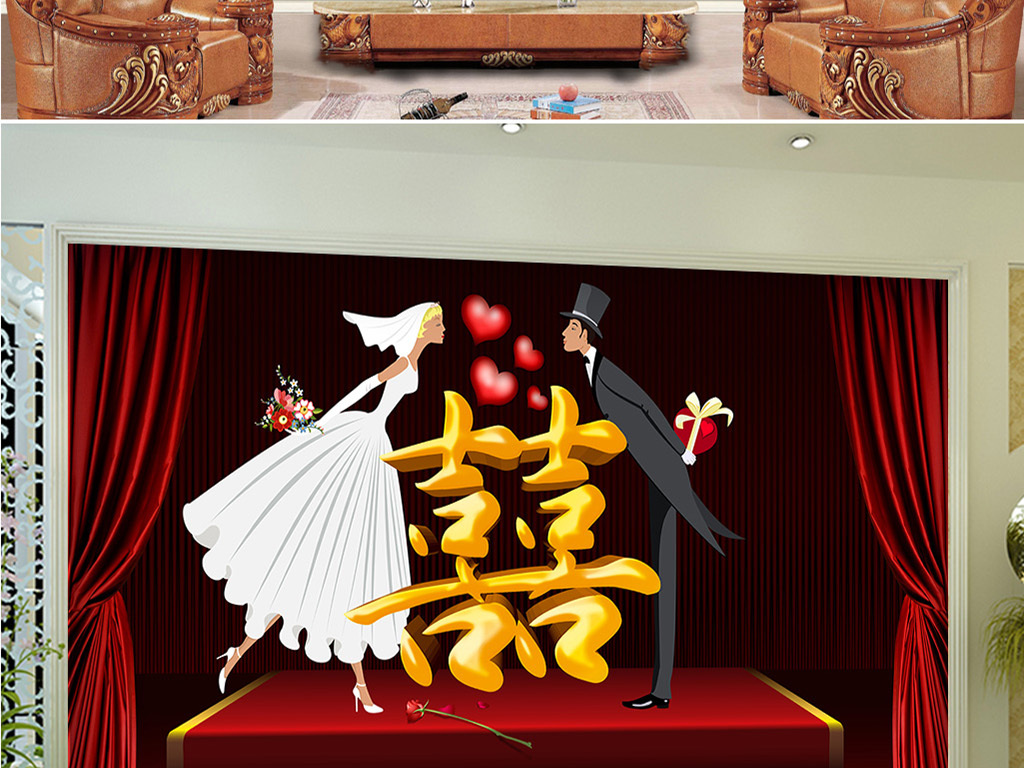 婚纱形象墙_动漫婚纱情侣头像(2)