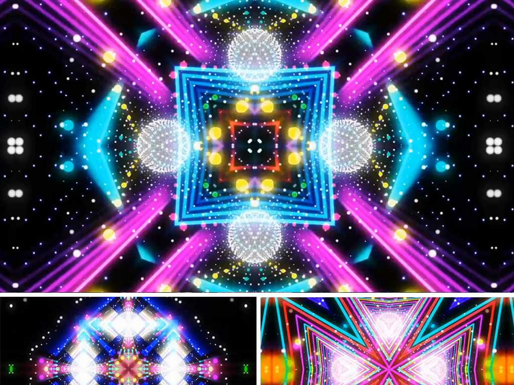 公虾米配乐成品动感舞台背景led动态视频素材