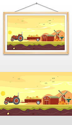 金色秋天的绘画 230x400a0a0