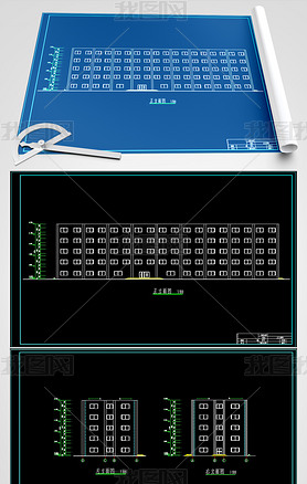 CAD55200ƽһͿܽṹ칫¥ṹͼ