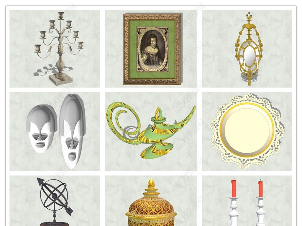 装饰品大全怎么画 jpg