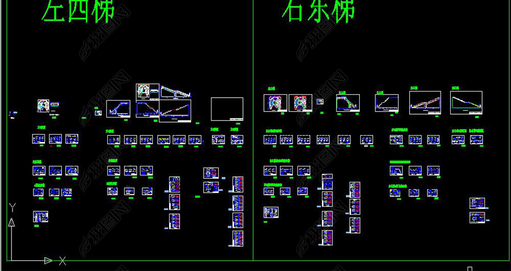 石材旋转楼梯CAD分解下单图