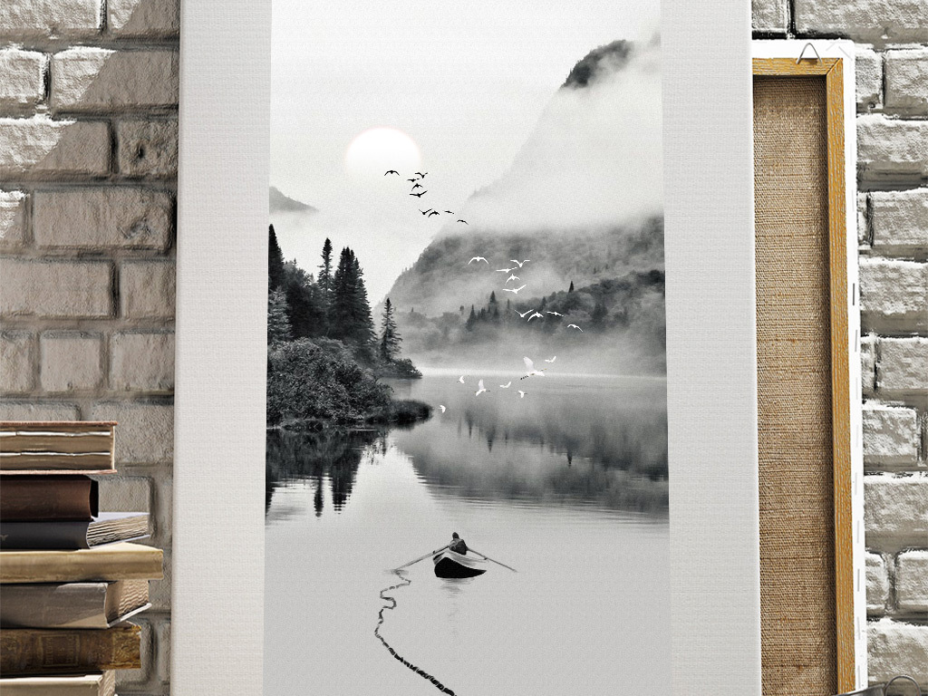 【本作品下载内容为:"新中式黑白意境山水风景玄关装饰画"模板,其他内容仅为参考,如需印刷成实物请先认真校稿,避免造成不必要的经济损失。】 【注意】作品授权不包含作品中使用到的字体和摄影图,下载作品后请自行替换。 【声明】未经权利人许可,任何人不得随意使用本网站的原创作品(含预览图),否则将按照我国著作权法的相关规定被要求承担最高达50万元人民币的赔偿责任。所有作品均是用户自行上传分享并拥有版权或使用权,仅供网友学习交流,未经上传用户授权,请勿作他用。