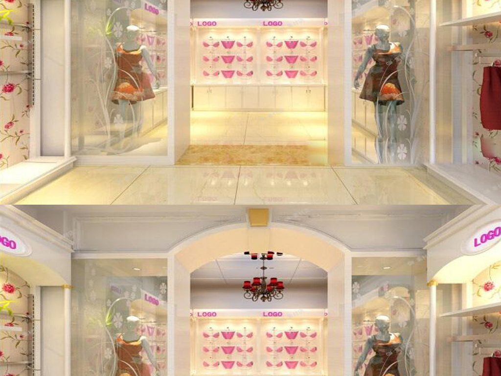 内衣店3d_内衣店