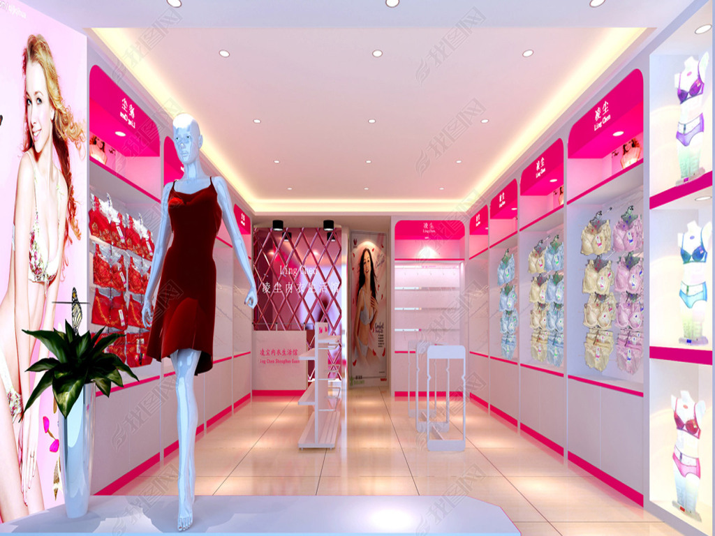 内衣店模型_内衣店