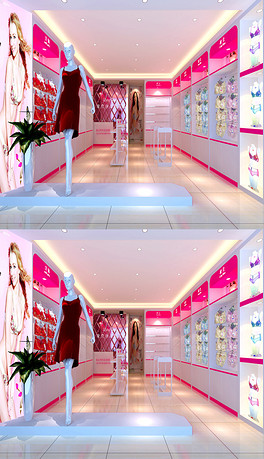 内衣店3d_内衣店