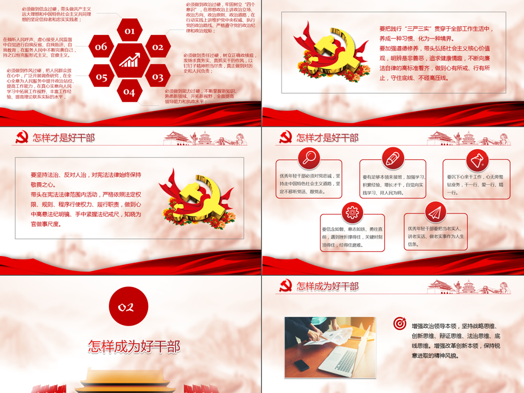 落实贯彻新时代好干部标准PPT