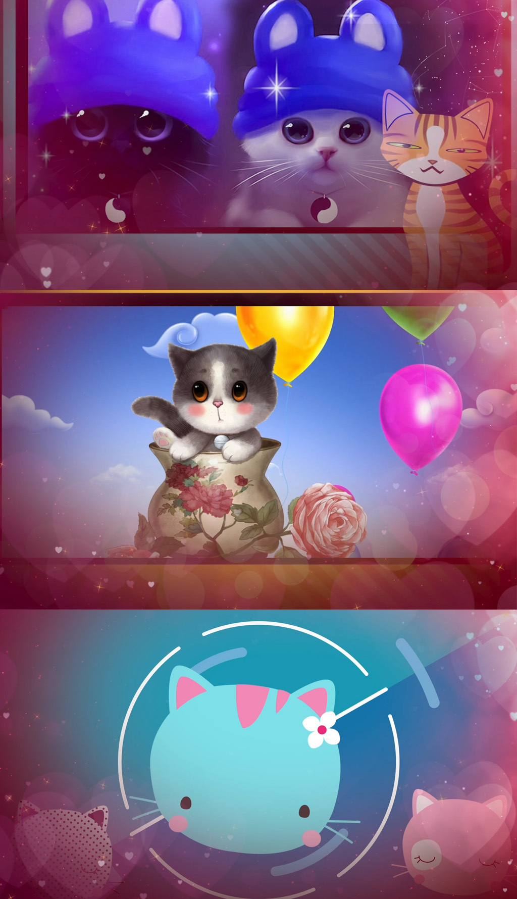 歌曲学猫叫LED舞台大屏背景视频素材